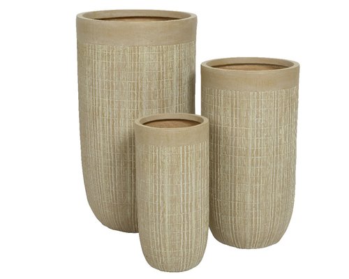 Pot Bryan Bruin - Ø 24 x H 49 cm - afbeelding 3