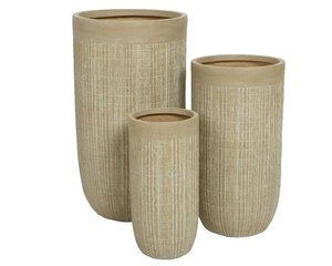 Pot Bryan Bruin - Ø 24 x H 49 cm - afbeelding 3