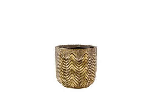 Pot Cecil okergeel D14 H13