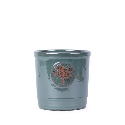 Pot cilinder country garden D 20 x H 19 cm chun copper