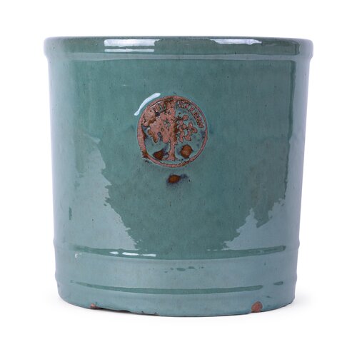 Pot cilinder country garden D 33 x H 31 cm chun copper