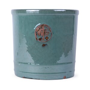 Pot cilinder country garden D 33 x H 31 cm chun copper