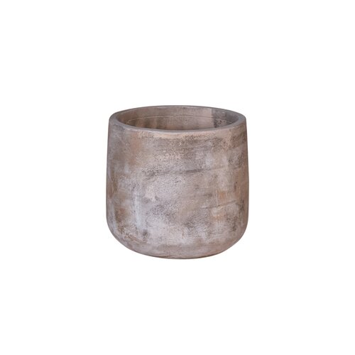 Pot cilinder D 30 x H 30 cm antique terra