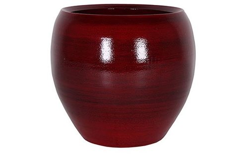 Pot Cresta donkerrood D46 H38