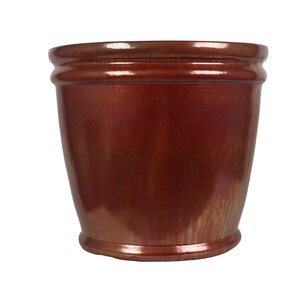 Pot D 28 x H 23 cm iron rust
