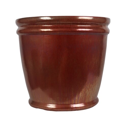 Bloempot iron rust - D 35 x H 32 cm - afbeelding 1