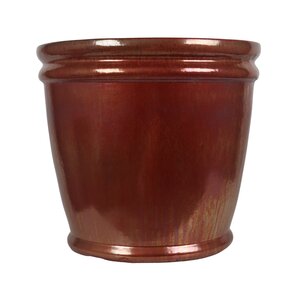 Bloempot iron rust - D 35 x H 32 cm - afbeelding 1