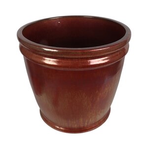 Bloempot iron rust - D 35 x H 32 cm - afbeelding 2