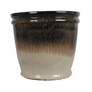 Pot D 56 x H 49 cm black/cream - afbeelding 1