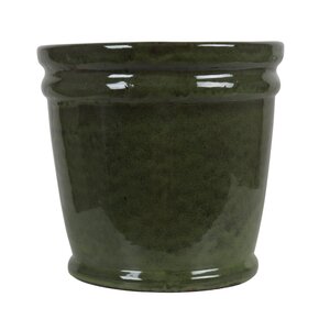 Bloempot green/black - D 56 x H 49 cm - afbeelding 1