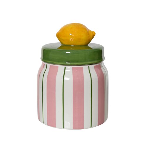 Pot dolomiet roze - D 10 x H 13,5 cm