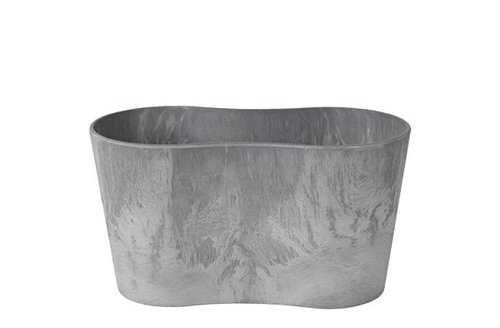Pot duo Claire grijs D20x10 H11