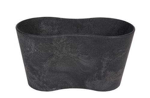 Pot duo Claire zwart D26x13 H14