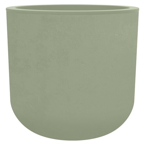 Pot Egg Basalt Up - D48,5xH46,2cm Amandelgroen - afbeelding 1