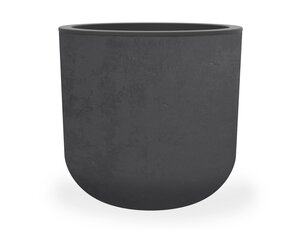Pot Egg Basalt Up - D48,5xH46,2cm Antraciet - afbeelding 1