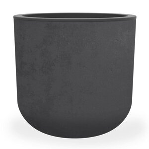 Pot Egg Basalt Up - D48,5xH46,2cm Antraciet - afbeelding 2