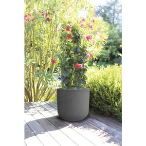 Pot Egg Basalt Up - D48,5xH46,2cm Antraciet - afbeelding 3