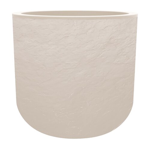 Pot Egg Volcania Up - D48,5xH46,2cm Beige kalksteen - afbeelding 2