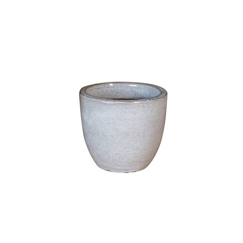 Pot Ei glazuur D 22 x H 20 cm premium white