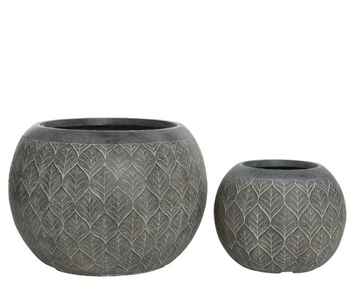 Pot Ella Lichtgrijs - Ø 55 x H 38 cm - afbeelding 3