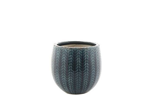 Pot Faja donkerblauw D17 H16