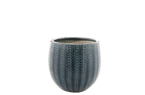 Pot Faja donkerblauw D19 H18