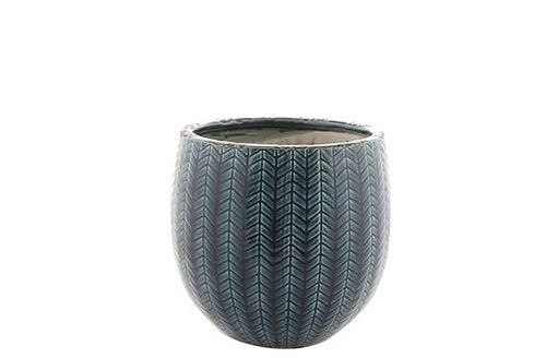 Pot Faja donkerblauw D21 H20