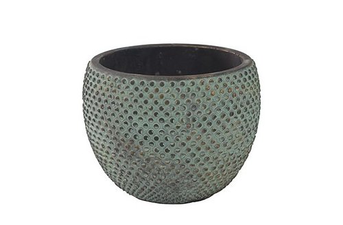Pot Fay blue gold D18 H14