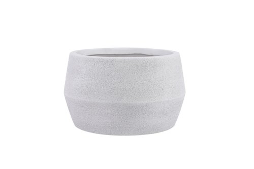 Pot Fibre Clay D 23,5 X H 14 Cm Zandbeige - afbeelding 1