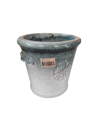 Pot geglazuurd D 25 x H 24 cm Browncream - afbeelding 1