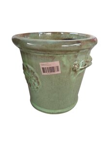 Pot geglazuurd D 25 x H 24 cm Jadeblack