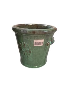 Pot geglazuurd D 25 x H 24 cm Raingreen