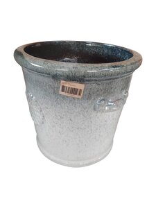 Pot geglazuurd D 35 x H 32 cm Browncream