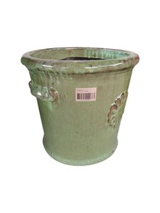 Pot geglazuurd D 35 x H 32 cm Jadeblack