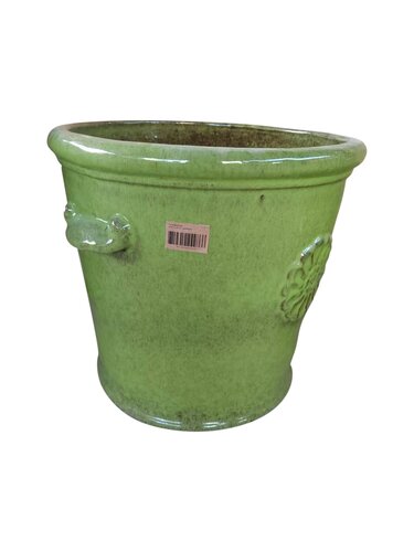 Pot geglazuurd D 46 x H 42 cm Jadeblack - afbeelding 1
