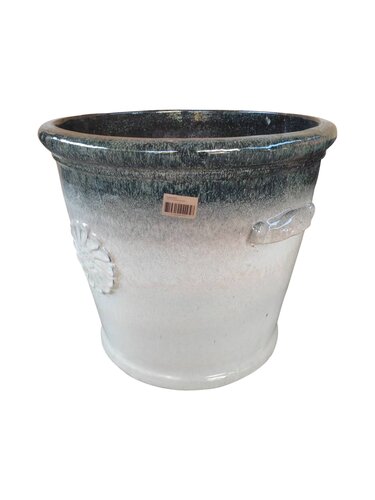 Pot geglazuurd D 60 x H 50 cm Browncream - afbeelding 1