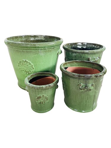 Pot geglazuurd D 60 x H 50 cm Raingreen - afbeelding 2