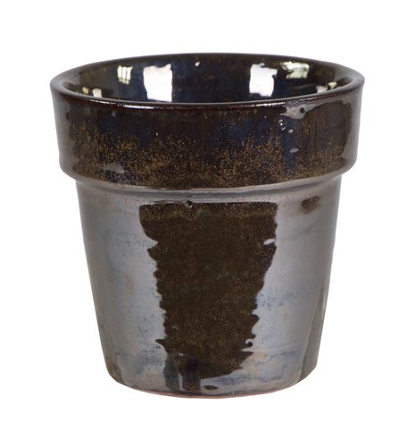 Pot Grace basic Bronze − Ø 15 x H 15 cm