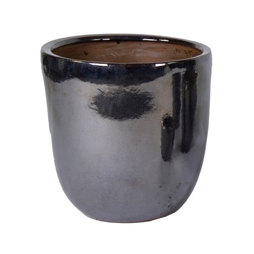 Pot Grace bullet Bronze − Ø 23 x H 25 cm