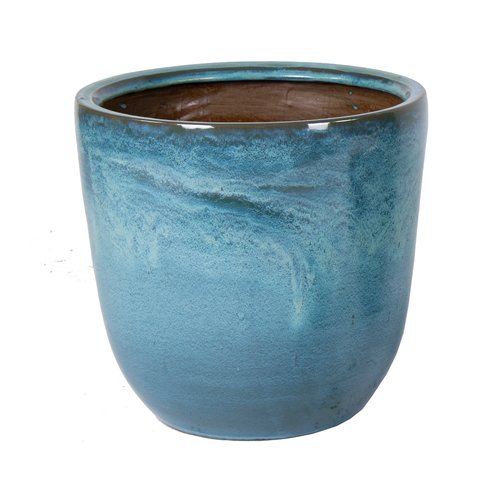 Pot Grace bullet Celadon − Ø 18 x H 20 cm