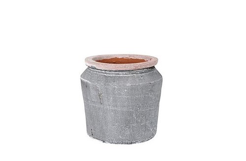 Pot hoog Anke zwart D19 H17