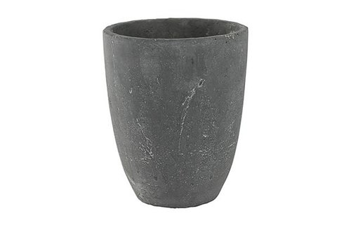 Pot hoog Anne blue stone D14 H17