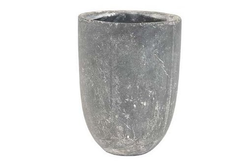 Pot hoog Anne blue stone D19 H27