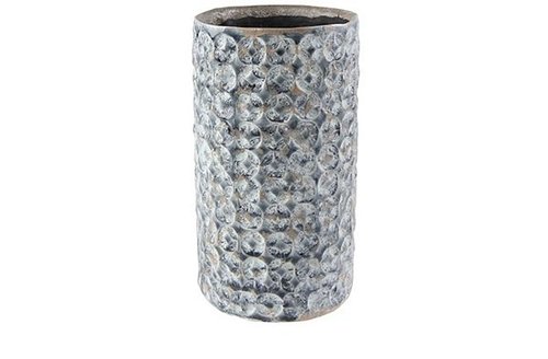 Pot hoog Carol blue D14 H26