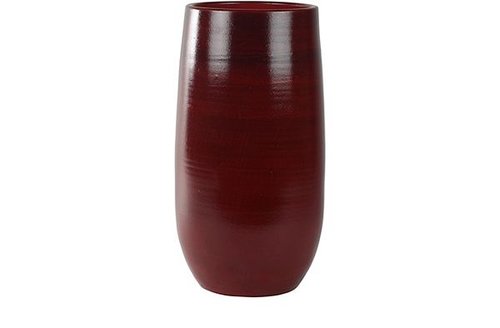 Pot hoog Cresta donkerrood D31 H68