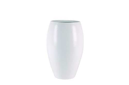 Pot hoog Cresta pure white D23 H35