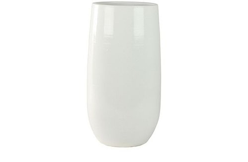 Pot hoog Cresta pure white D31 H68