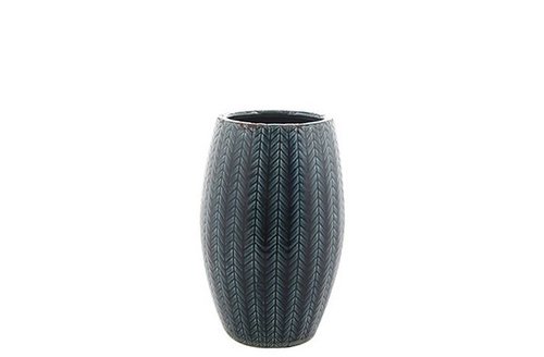 Pot hoog Faja donkerblauw D18 H27