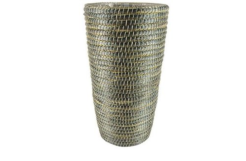 Pot hoog Yasmijn grijs D38 H70