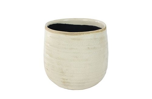 Pot Iris ivoor D15 H14